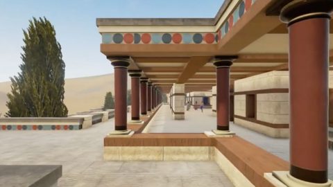 Φοβερό! Ταξιδέψτε στην Αρχαία Ελλάδα μέσα από το βίντεο για το παλάτι της Κνωσού – Πως έμοιαζε;