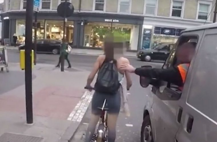 Θεά: Οδηγός έκανε χυδαίο «καμάκι» σε ποδηλάτισσα και αυτή του έδωσε την απάντηση που του άξιζε! (vid)