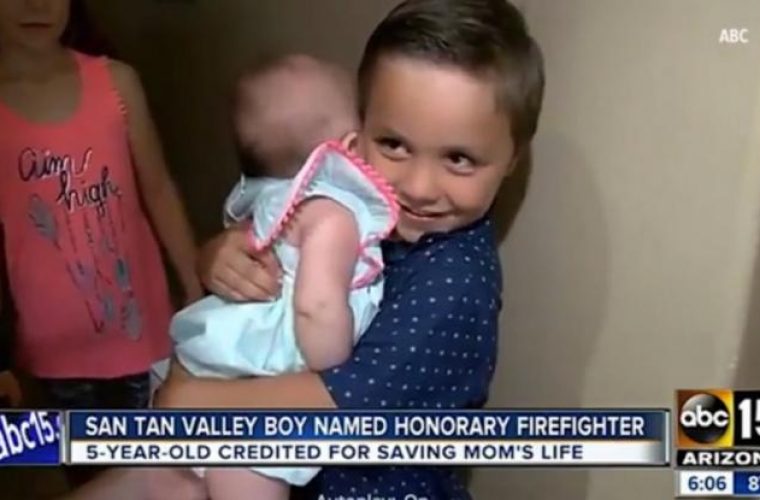 Πως ένας 5χρονος μπόμπιρας έσωσε τη ζωή της μητέρας του!