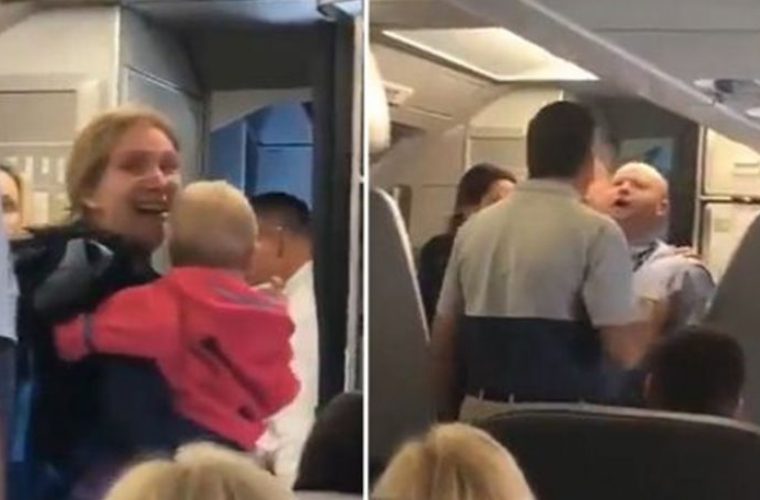 Βίντεο: Αεροσυνοδός χτύπησε γυναίκα με μωρό στην αγκαλιά
