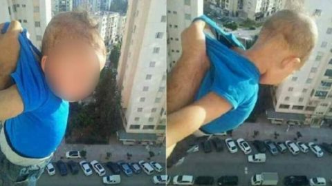 «Κρέμασε» το μωρό από το παράθυρο του 15ου ορόφου για τα «likes» στο Facebook