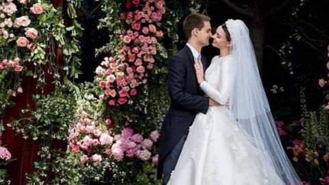 Παντρεύτηκε η Μιράντα Κερ! Το Dior νυφικό-αντιγραφή αυτού της Γκρέις Κέλι (εικόνες)