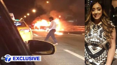 Αδιανόητο: Αυτοκίνητο έπιασε φωτιά και ο οδηγός φώναξε ταξί ενώ η φίλη του καιγόταν ζωντανή