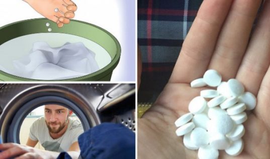 Να τι θα γίνει αν βάλετε μια ασπιρίνη στο πλυντήριο ρούχων!