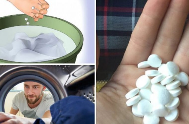 Να τι θα γίνει αν βάλετε μια ασπιρίνη στο πλυντήριο ρούχων!