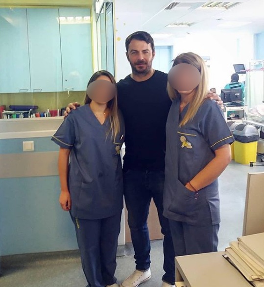 Νοσηλεύτρια «πρόδωσε» την επίσκεψη του Γιώργου Αγγελόπουλου στο νοσοκομείο Παίδων