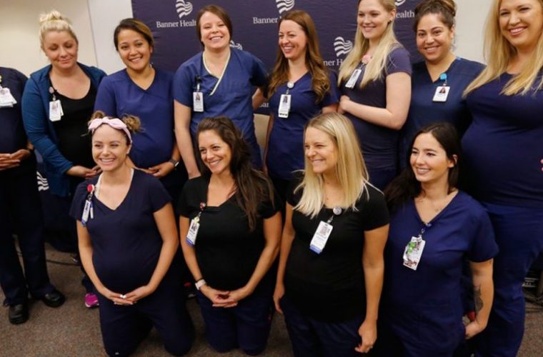 Απίστευτο – 16 νοσηλεύτριες και οι 16 έγκυες στο ίδιο νοσοκομείο! (vid)