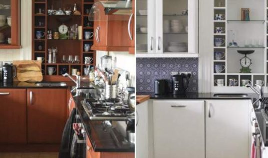 Πριν και μετά: Πώς αυτή η κοπέλα ανακαίνισε εντελώς την κουζίνα της με 500 ευρώ, σε 30 ώρες (εικόνες)