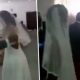 Ντύθηκε νυφούλα και πήγε στο γάμο του έραστή της – Έγινε πανικός (Vid)