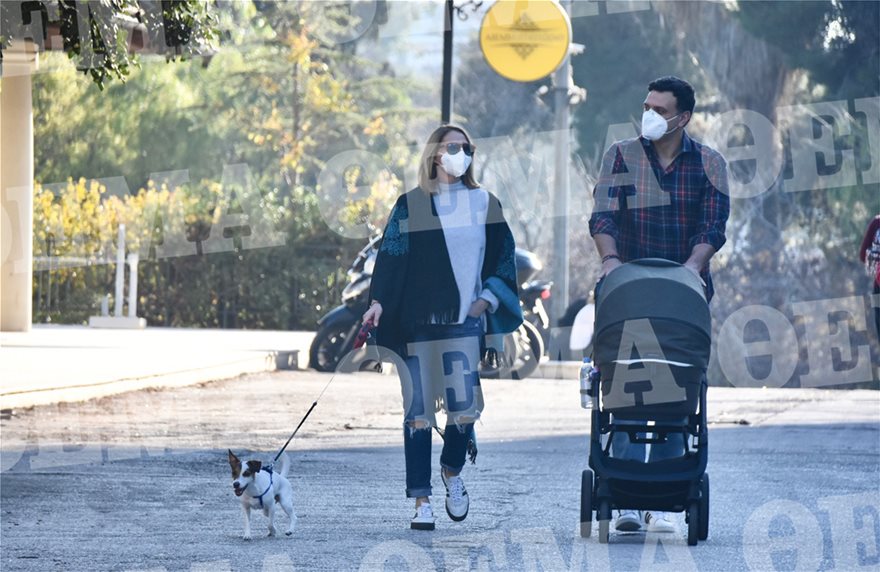 Τζένη Μπαλατσινού: Βόλτες στο Ζάππειο με τον νεογέννητο γιο της! (εικόνες)