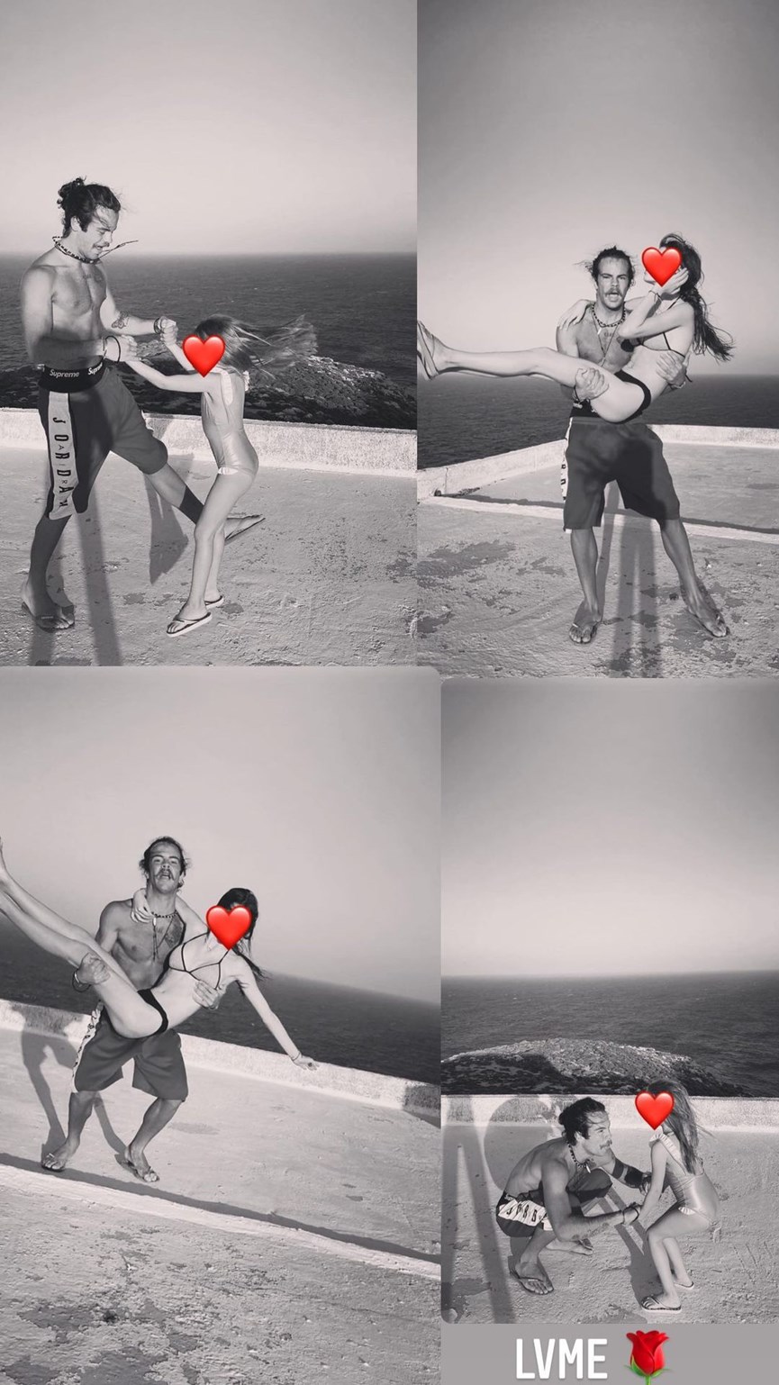 Ο Άγγελος Λάτσιος παίζει με τις αδερφές του στην παραλία- Ψηλές και λεπτές! (εικόνες)