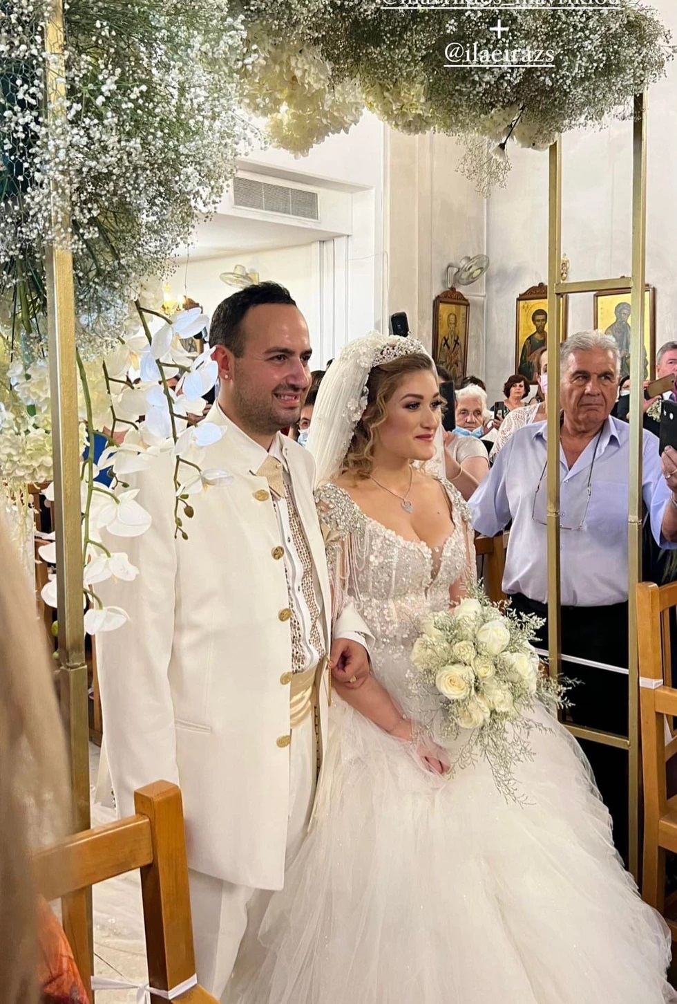 Παντρεύτηκαν Μαυρίκιος Μαυρικίου- Ιλάειρα Ζήση: Εκθαμβωτική η νύφη σε έναν γάμο υπερπαραγωγή! (εικόνες)