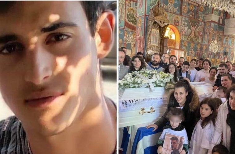 Η φωτογραφία από την κηδεία του 23χρονου Κυπριανού Παπαϊωάννου με τους συγγενείς να χαμογελούν και το μήνυμα ελπίδας