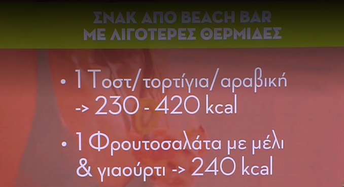 Διατροφολόγος προτείνει γεύματα για την παραλία, χωρίς να πάρουμε πολλές θερμίδες